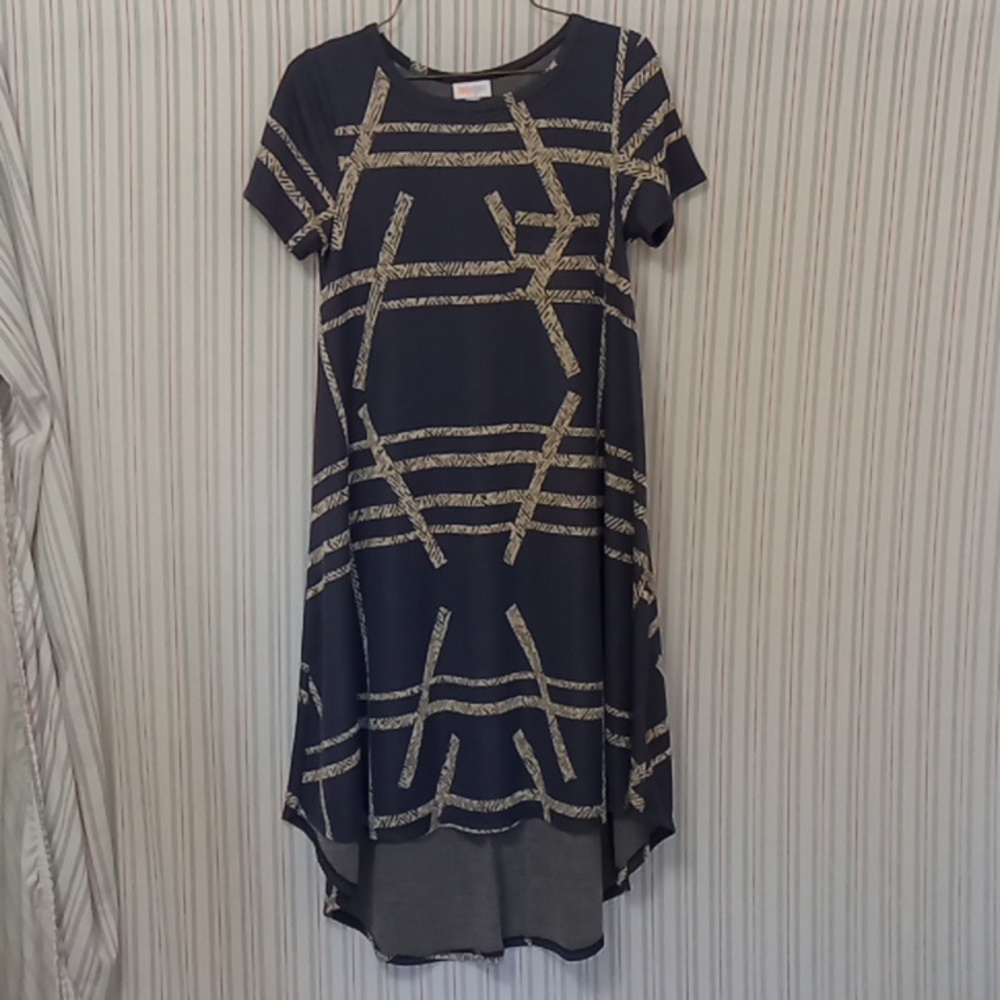 LuLaRoe Hi-Lo Short Sleeve Dress XXS